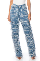 MESS WITH ME SUPER DISTRESSED RELAXED FIT JEANS