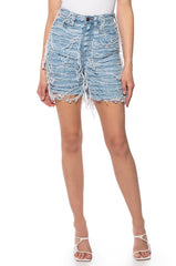 MESS WITH ME SUPER DISTRESSED SHORTS