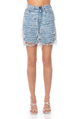 MESS WITH ME SUPER DISTRESSED SHORTS