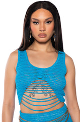MILLI CUTOUT SLEEVELESS TANK