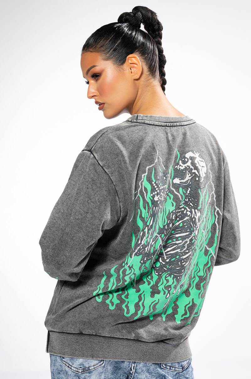 MIND CONTROL CREWNECK SWEATSHIRT