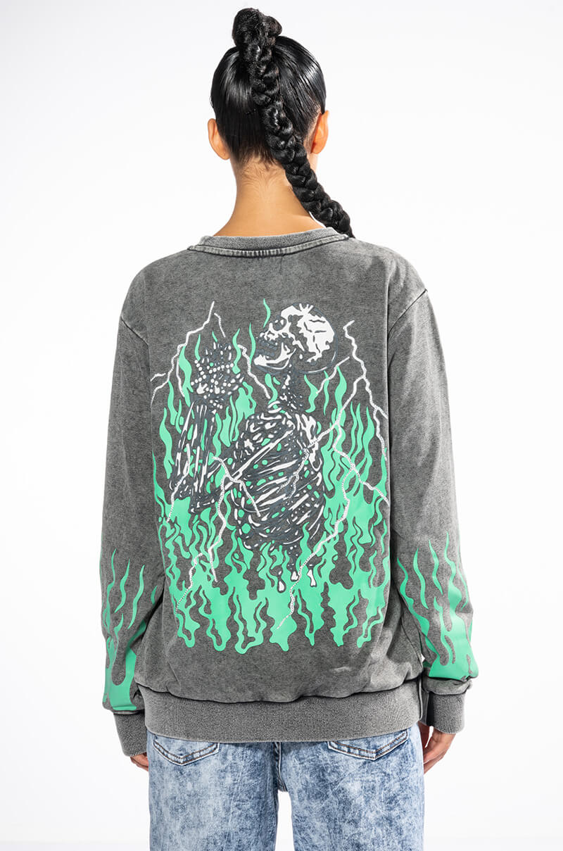 MIND CONTROL CREWNECK SWEATSHIRT