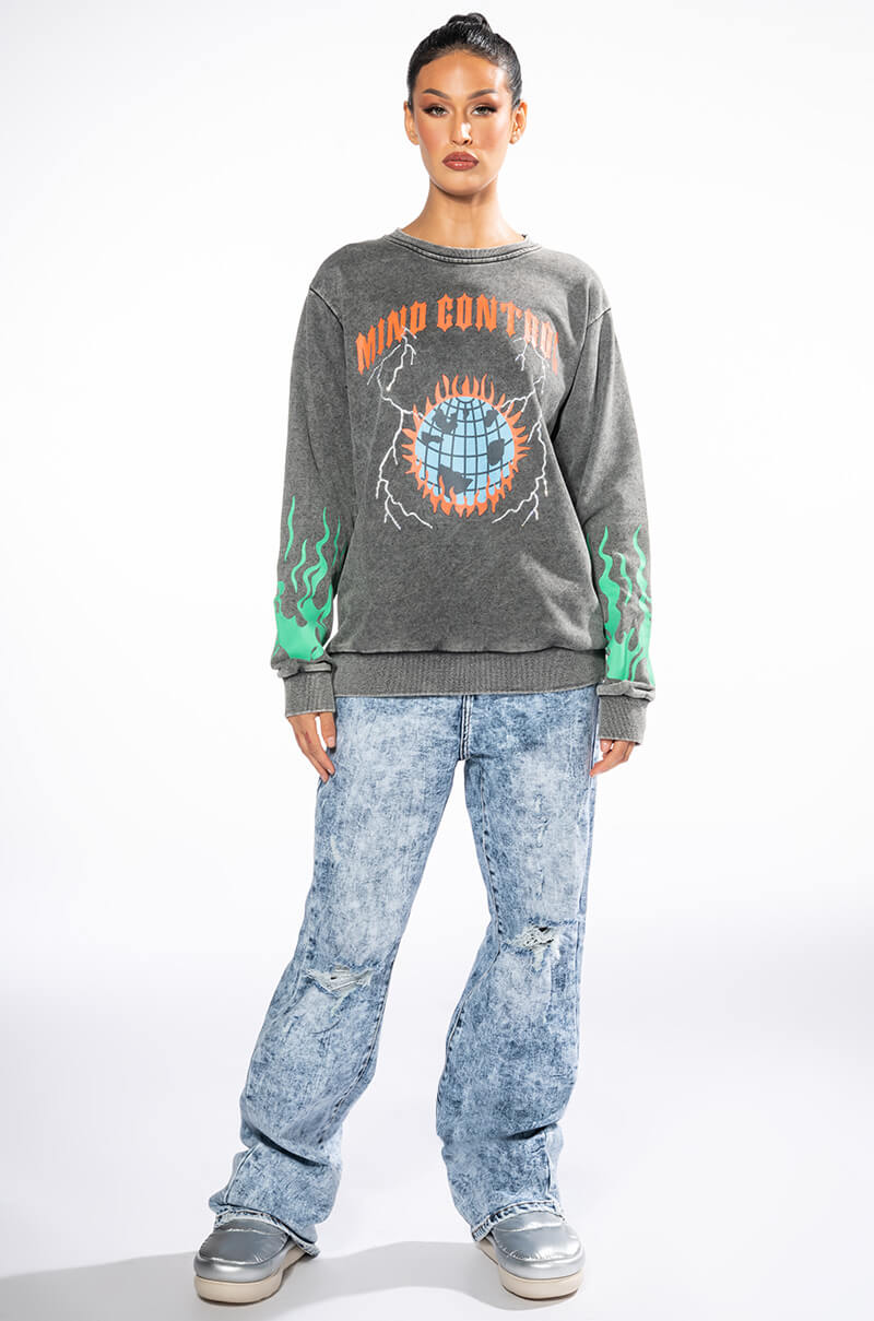 MIND CONTROL CREWNECK SWEATSHIRT