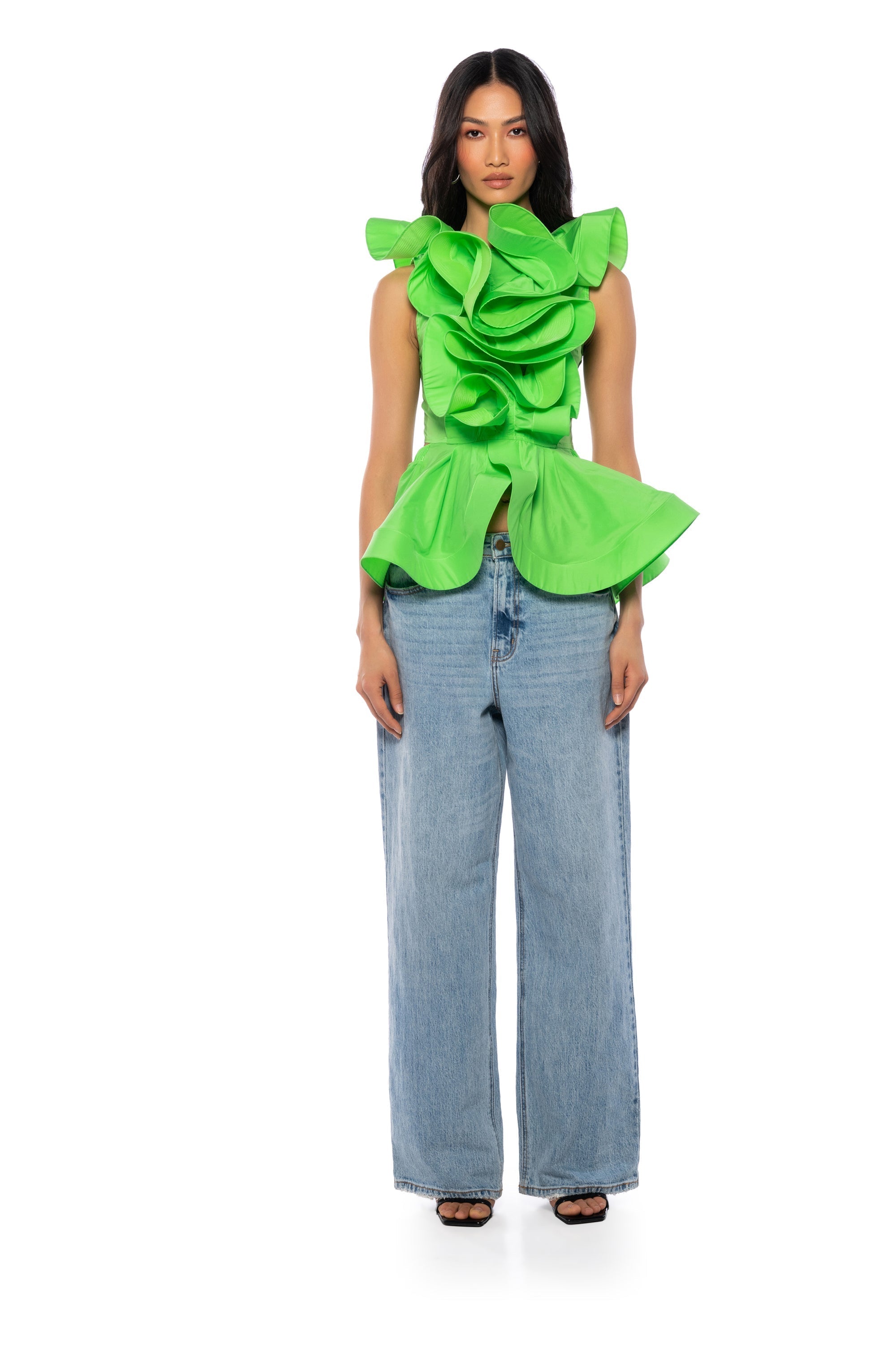 MISS FASHIONISTA SLEEVELESS BLOUSE