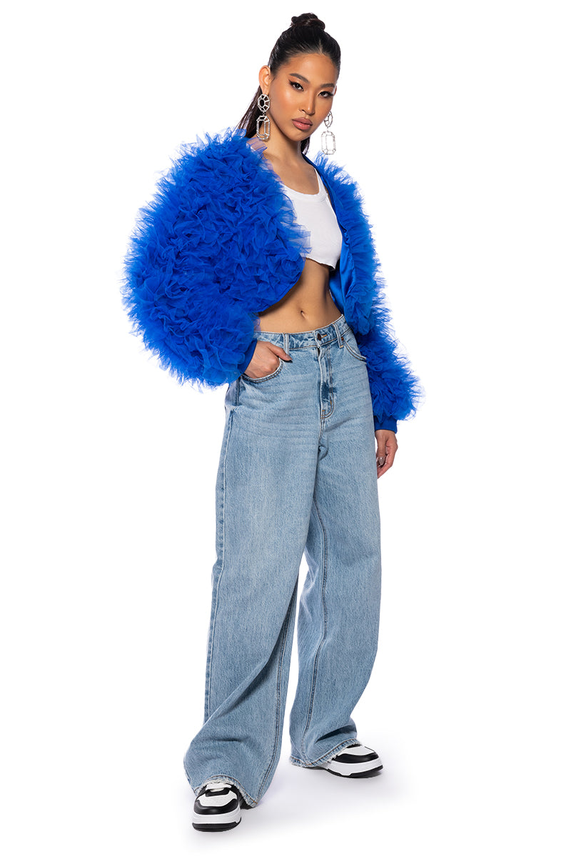 MODERN MASTERPIECE TULLE BOMBER
