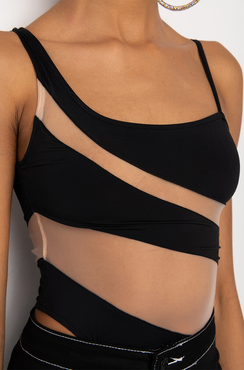 MOJAVE LINES ILLUSIONS SLEEVELESS BODYSUIT