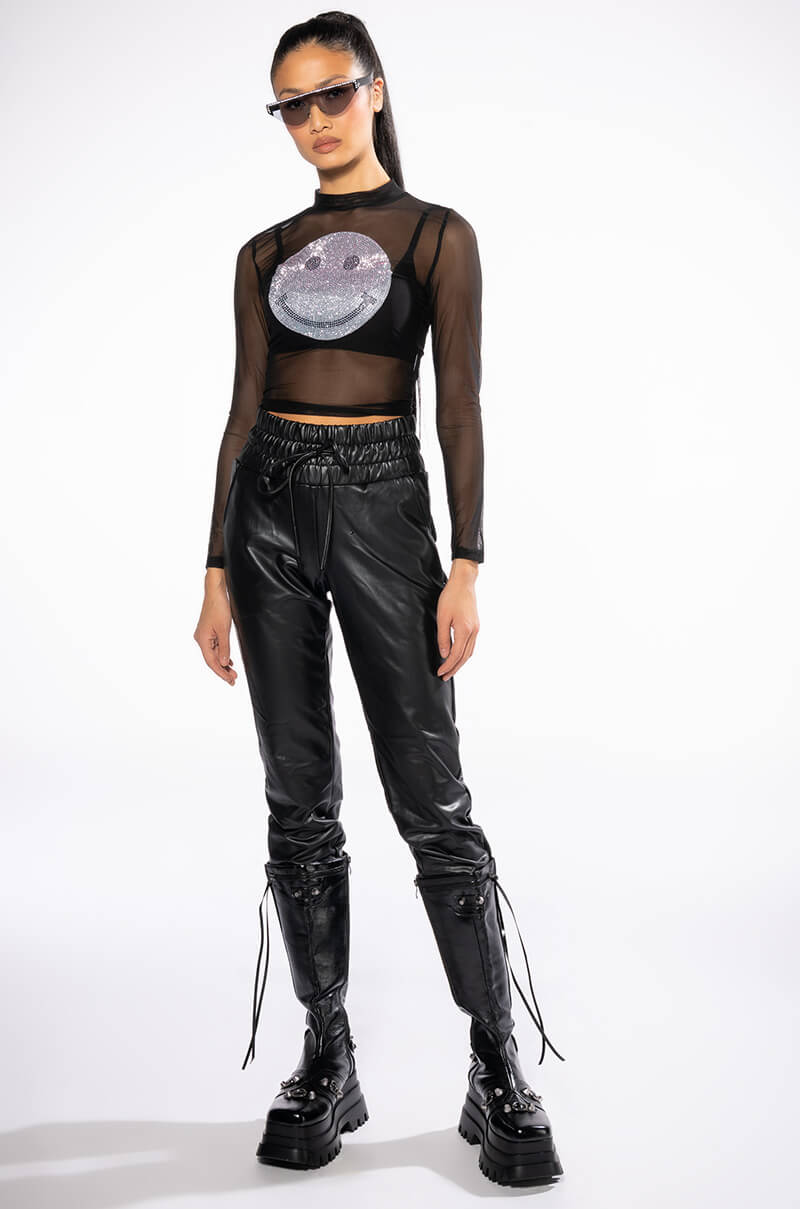 MOVE ALL NIGHT PATCH DETAIL MESH TOP