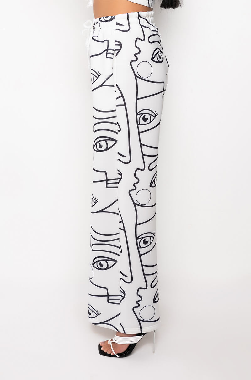 MULTI FACE SCUBA SWEATPANT