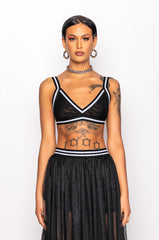 OFF DUTY MESH BRALETTE