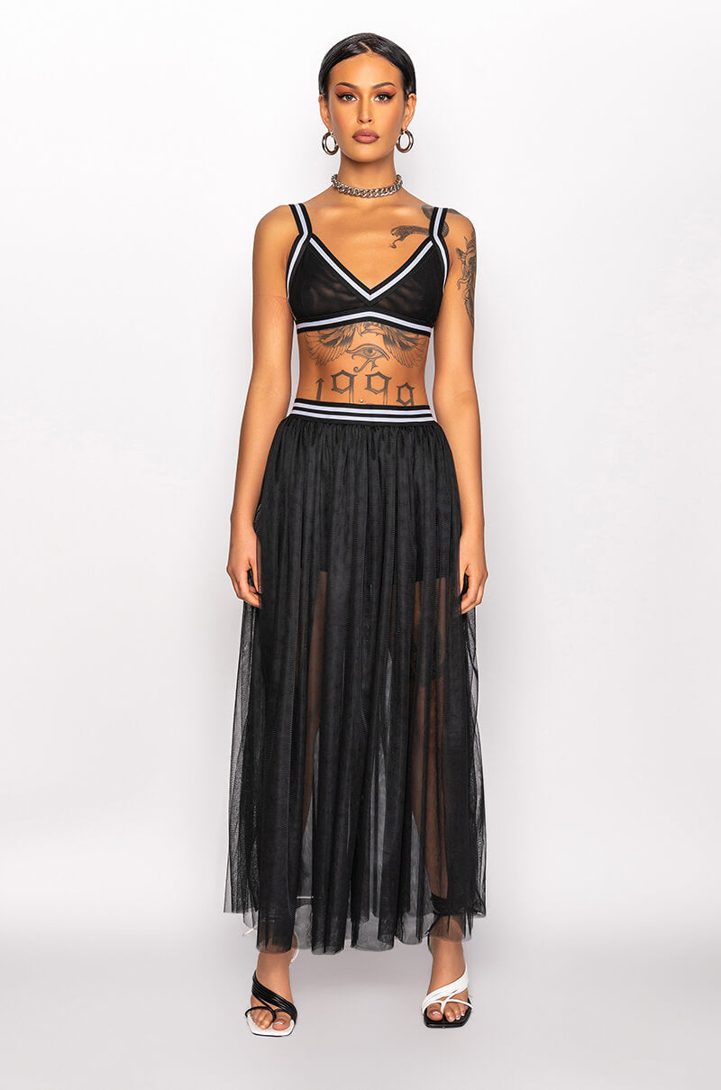 OFF DUTY MESH BRALETTE