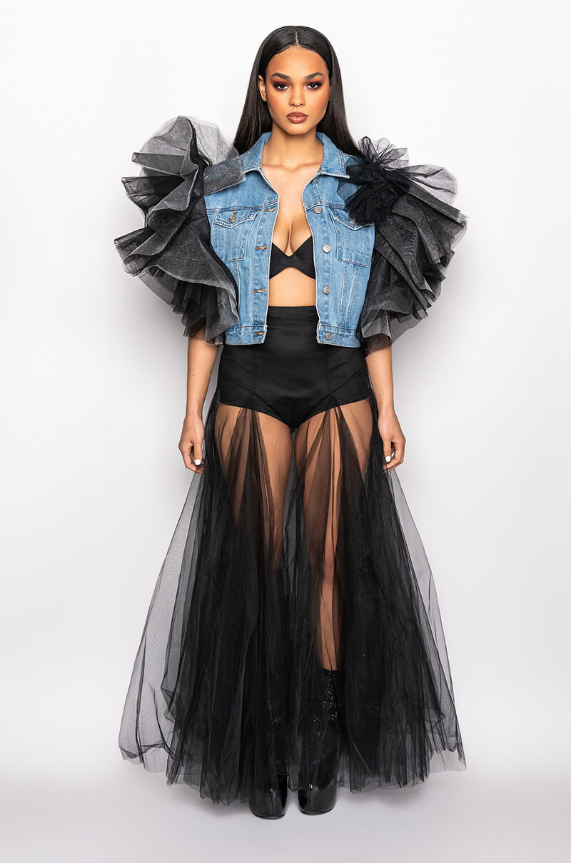 MY ALL MAXI TULLE SKIRT