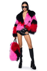 MY BEYDAY COLORFUL REAL MOHAIR JACKET