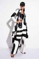 MY SUGAR BOO HI LO CHECKERED TRENCH