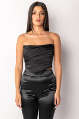 MY VALENTINE SATIN CORSET