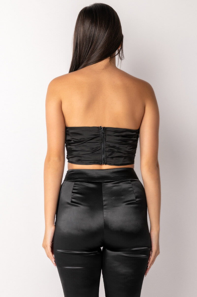 MY VALENTINE SATIN CORSET