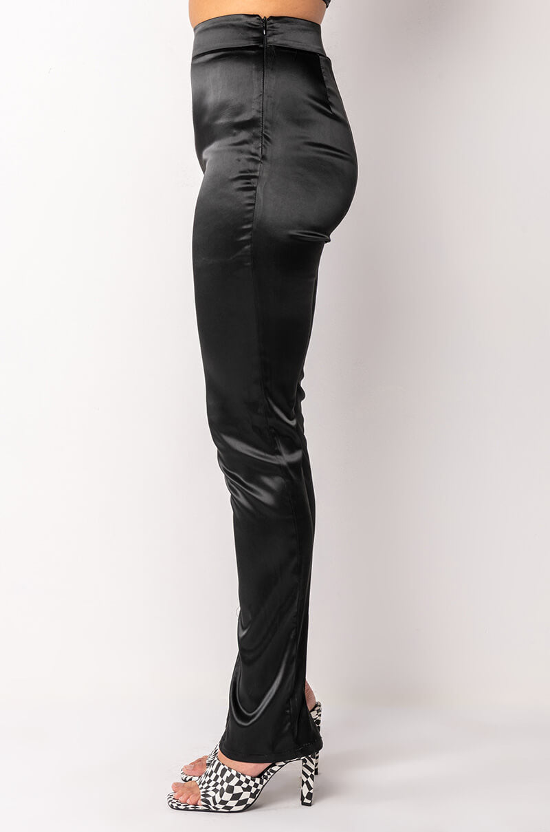 MY VALENTINE SATIN SKINNY PANT