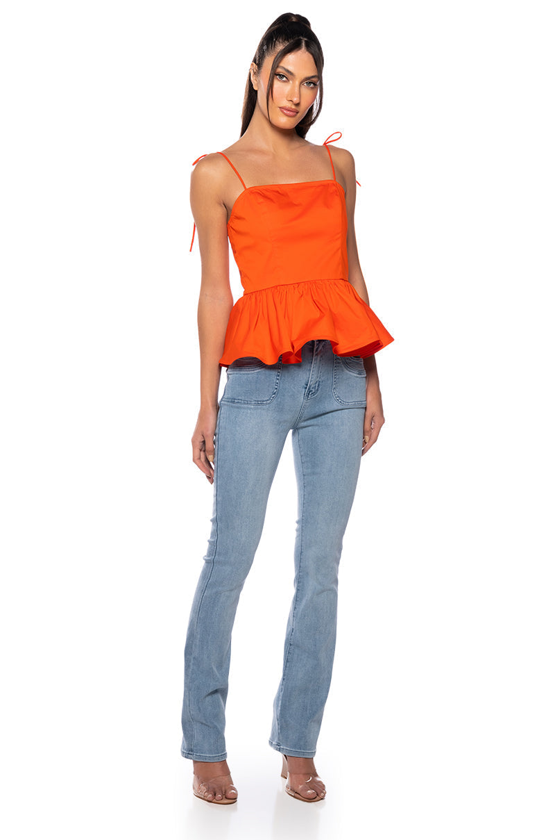 MYSTERY IN YOUR MIND LOW RISE FLARE JEANS