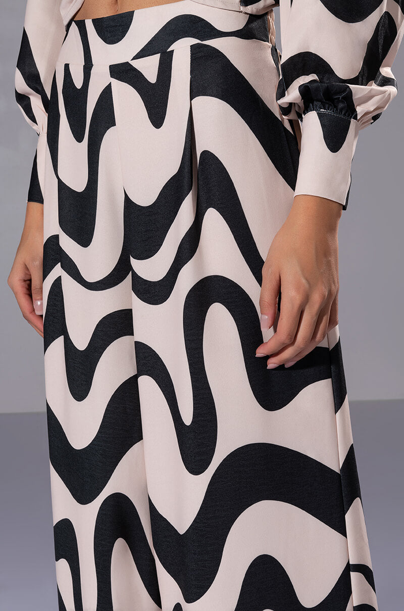 MYSTICAL WAYS WAVY PALAZZO PANT