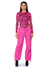NATURE CALLING CHEETAH PRINT LONG SLEEVE BODYSUIT
