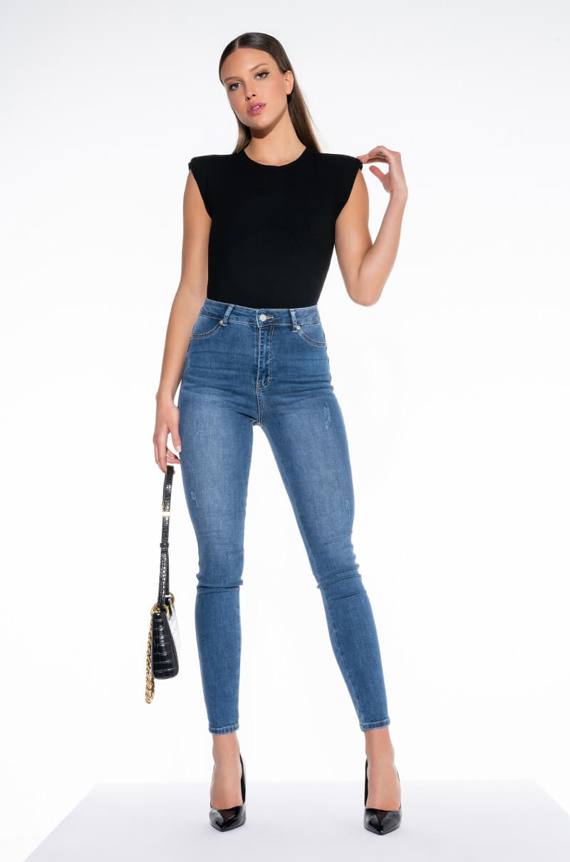 NEBULA HIGH SHOULDER BODYSUIT