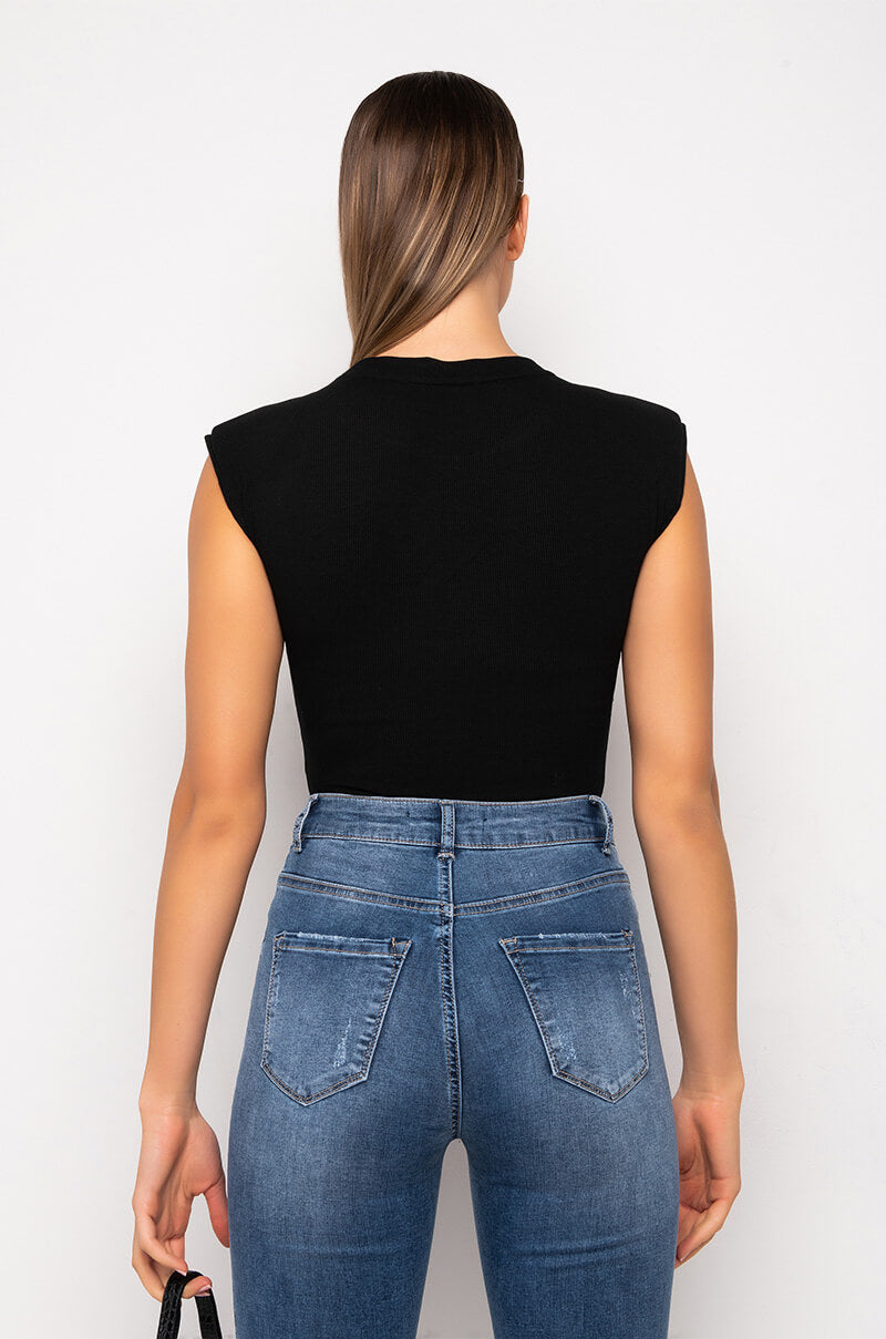NEBULA HIGH SHOULDER BODYSUIT