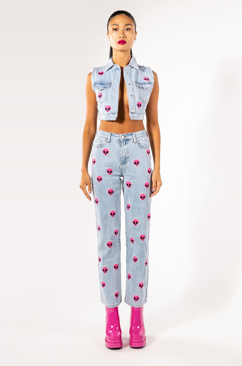 NEBULA PATCHED DENIM VEST