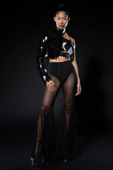 NEO ONE SLEEVED BUCKLE TOP