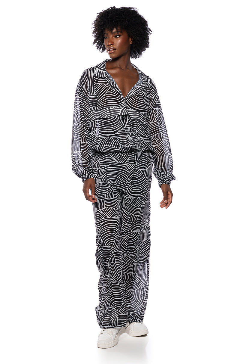 NEVER ENDING HILLS WIDE LEG CARGO PANT