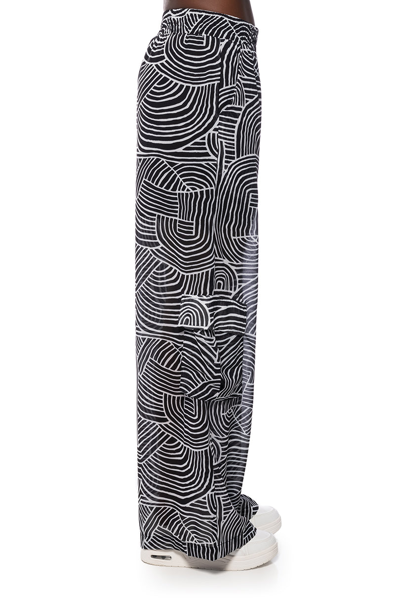 NEVER ENDING HILLS WIDE LEG CARGO PANT