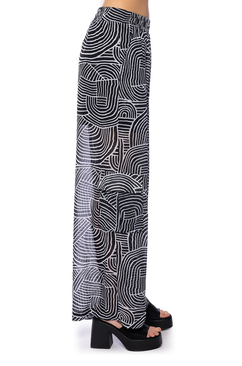 NEVER ENDING HILLS WIDE LEG CARGO PANT