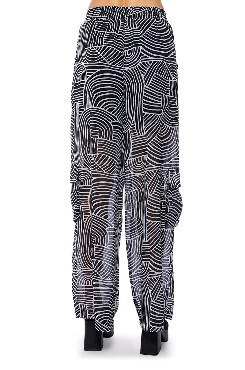 NEVER ENDING HILLS WIDE LEG CARGO PANT