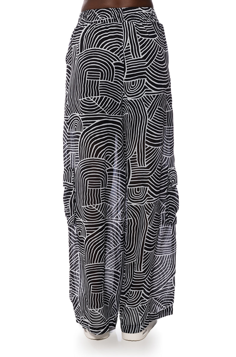 NEVER ENDING HILLS WIDE LEG CARGO PANT