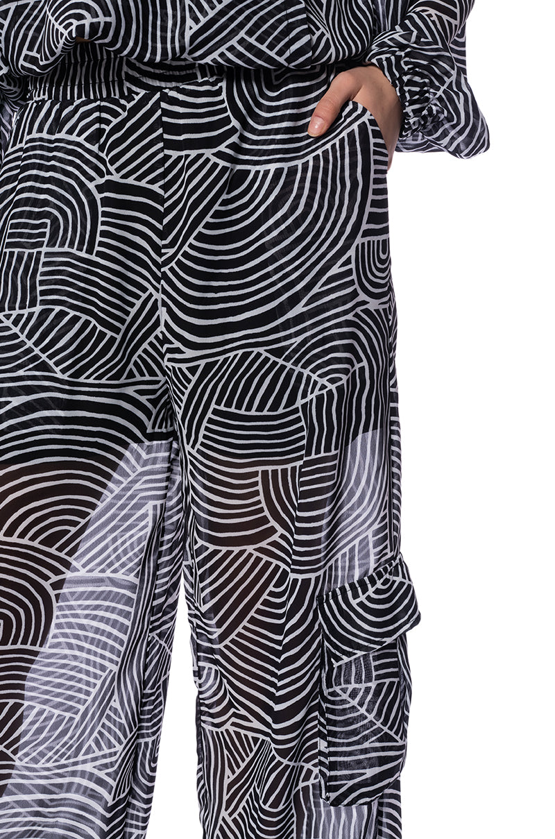 NEVER ENDING HILLS WIDE LEG CARGO PANT