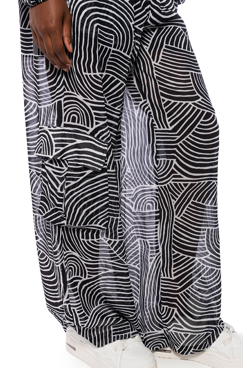 NEVER ENDING HILLS WIDE LEG CARGO PANT