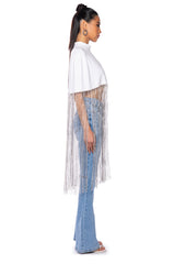 NEW LEVEL SHINE CROPPED BLOUSE
