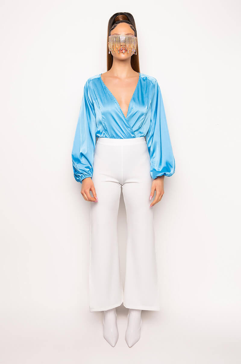 NEW LOVE SURPLICE BODYSUIT