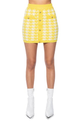 NEW PRETTY AND POSH KNIT MINI SKIRT