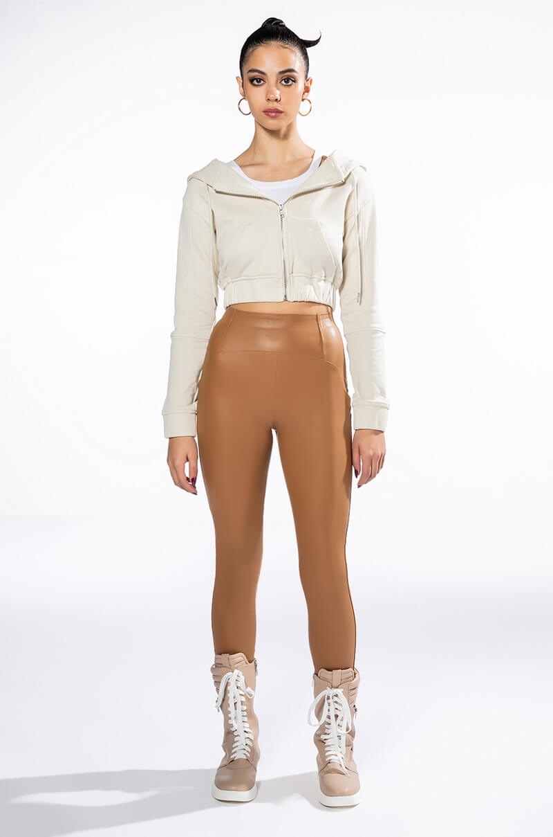 NEW RULES CROPPED HOODIE