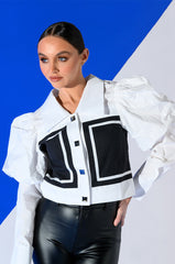 NEWS TO YOU BUTTONDOWN BLOUSE