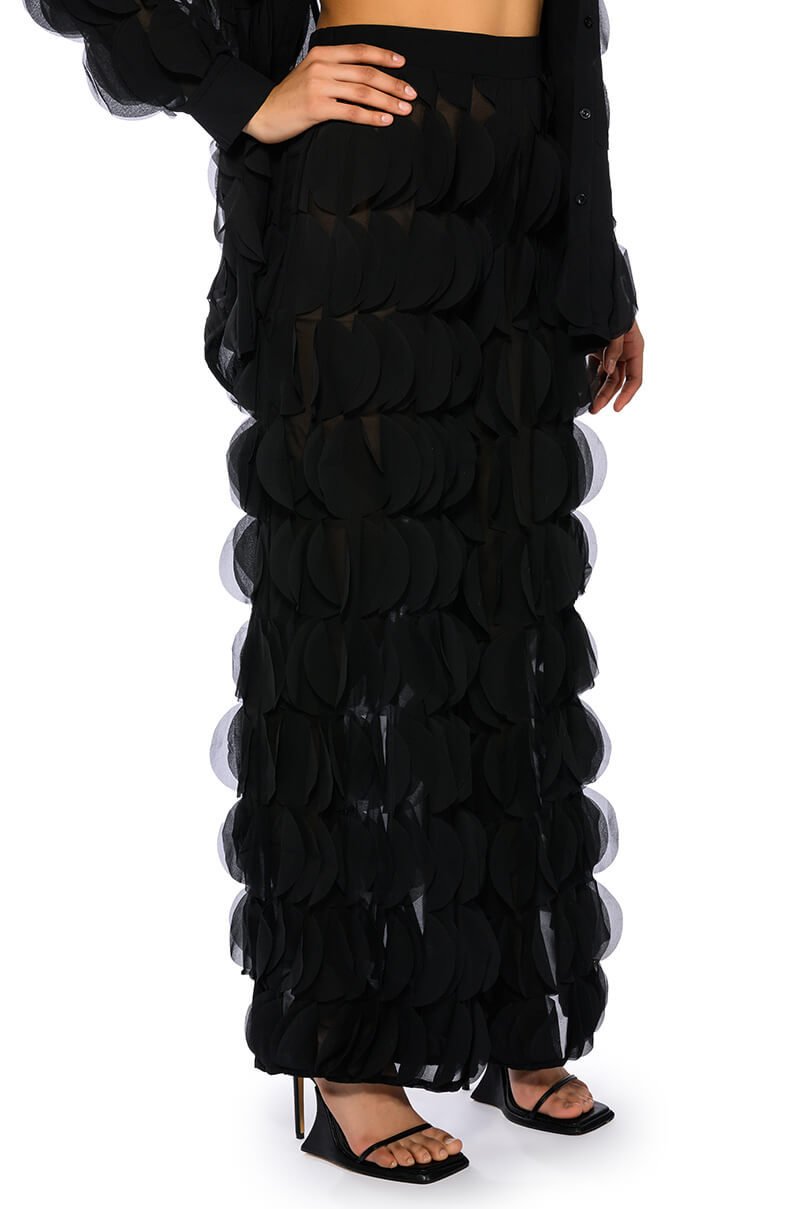 NEXT TIME TEXTURED WIDE LEG PANT