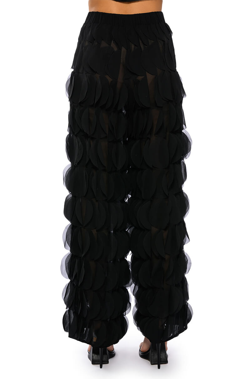 NEXT TIME TEXTURED WIDE LEG PANT