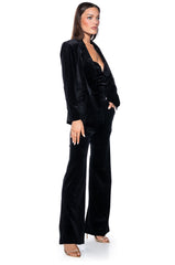 NIGHT MOVES VELVET WIDE LEG TROUSER