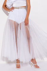 BLAKE SHEER MAXI SKIRT