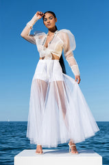 BLAKE SHEER MAXI SKIRT