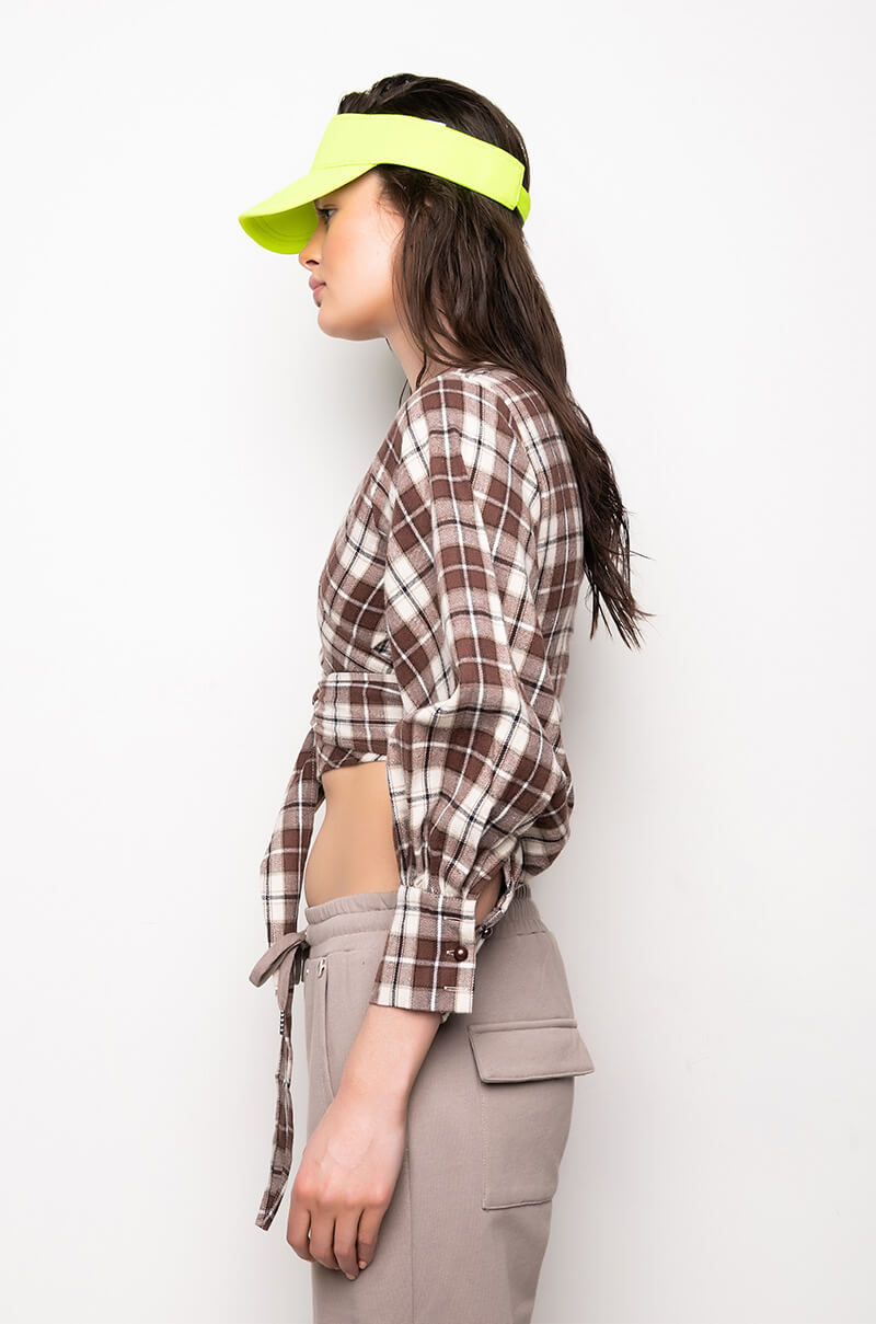 MESS MASTERPIECE TIE FRONT BLOUSE