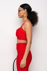 NO SLEEP BANDAGE CROP TOP