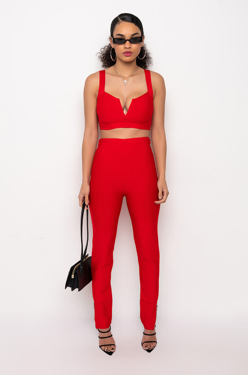 NO SLEEP BANDAGE CROP TOP