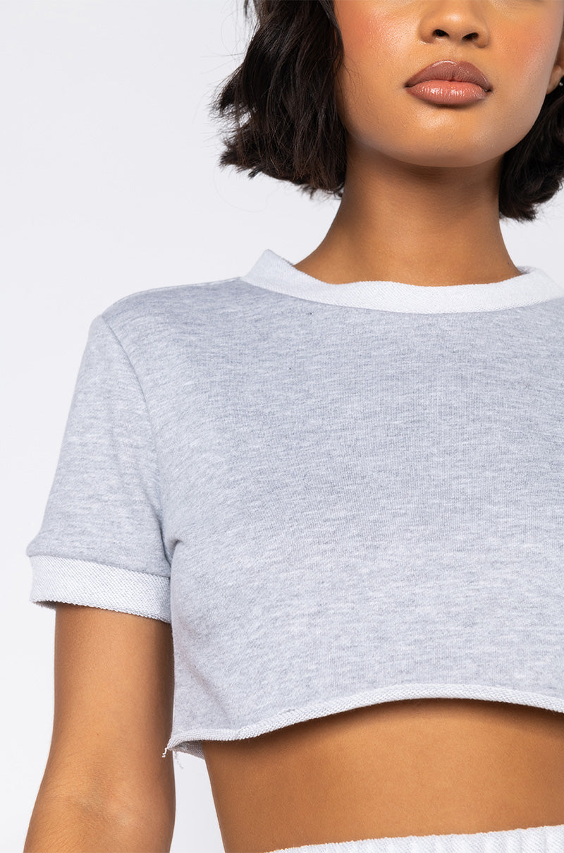 NOT SO CASUAL CROP TOP