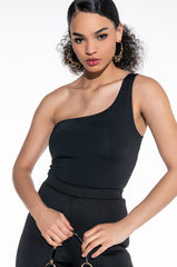 NOT THAT DEEP ONE SHOULDER BODYSUIT