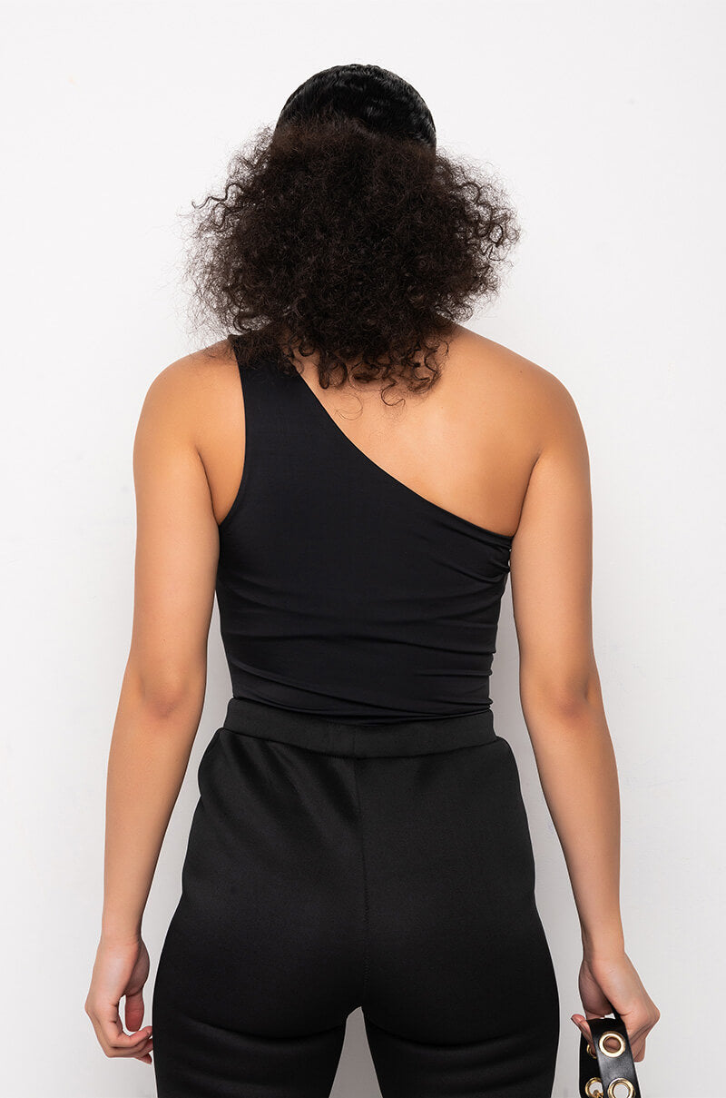 NOT THAT DEEP ONE SHOULDER BODYSUIT